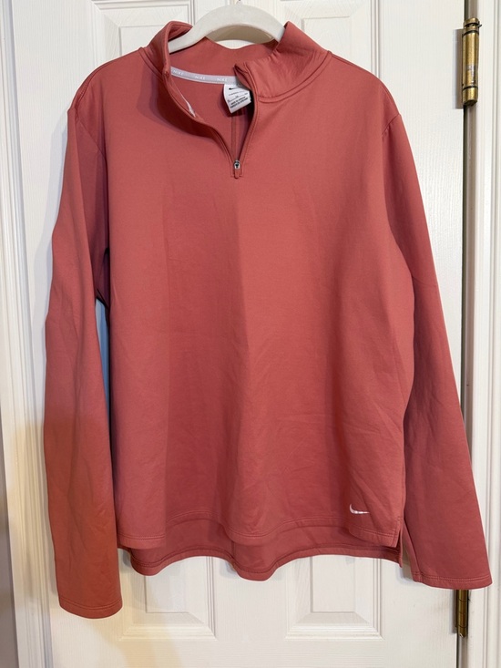 Nike Tops - Nike Women’s Therma-Fit Quarter-Zip Sweatshirt - Dusty Rose